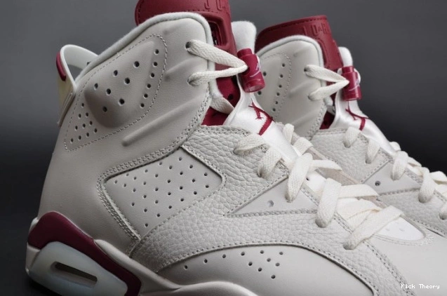 Kick Theory Maroon Jordan 6 Retro Air 384664-116 white 0806